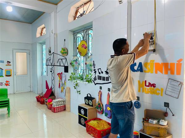 Nam Sách: Các trường khẩn trương chuẩn bị cho năm học mới