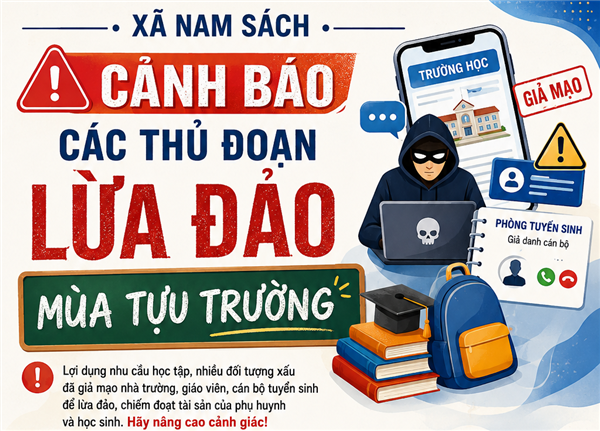 Infographic: CẢNH BÁO CÁC THỦ ĐOẠN LỪA ĐẢO MÙA TỰU TRƯỜNG