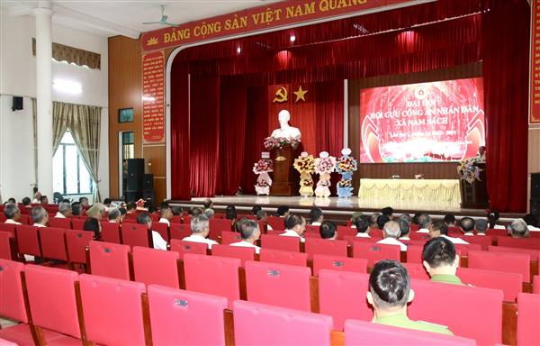 Hội Cựu Công an nhân dân xã tổ chức Đại hội lần thứ I nhiệm kỳ 2026-2031