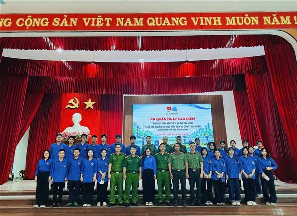 TUỔI TRẺ XÃ NAM SÁCH RA QUÂN NGÀY CAO ĐIỂM “CHIẾN SĨ TÌNH NGUYỆN VÌ ĐÔ THỊ VĂN MINH” NĂM 2026