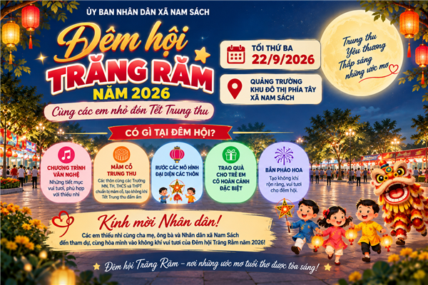 INFOGRAPHIC: ĐÊM HỘI TRĂNG RẰM NĂM 2026 – CÙNG CÁC EM NHỎ ĐÓN TẾT TRUNG THU