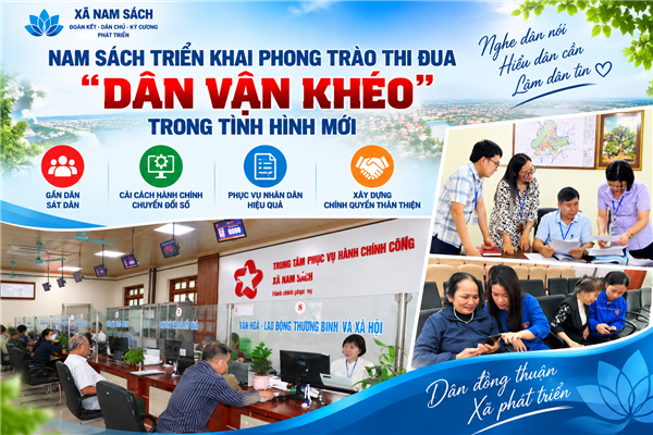 Nam Sách nâng cao chất lượng phong trào thi đua “Dân vận khéo”