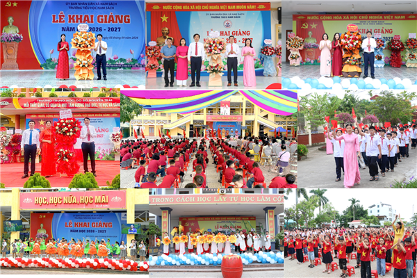 Nam Sách: Rộn ràng khai giảng năm học mới 2026 – 2027