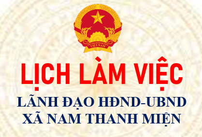 LỊCH LÀM VIỆC CỦA LÃNH ĐẠO HĐND-UBND TỪ 21/7 ĐẾN 27/7/2025