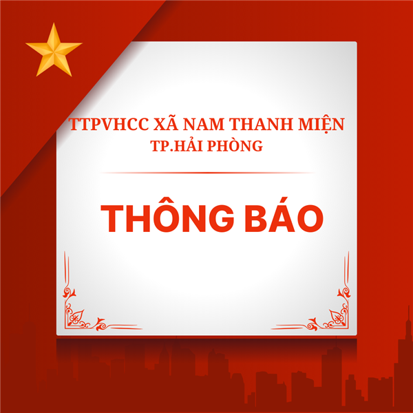 THÔNG BÁO
Về việc niêm yết công khai Danh mục thủ tục hành chính liên quan đến doanh nghiệp được thực hiện trực tuyến thuộc phạm vi, chức năng quản lý của Sở Nội vụ