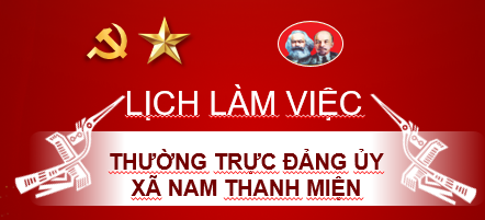 Lịch làm việc thường trực Đảng ủy tuần 35