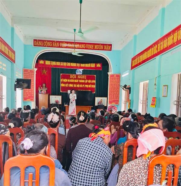 CÁC CHI HỘI PHỤ NỮ XÃ NAM THANH MIỆN ĐỒNG LOẠT TỔ CHỨC GẶP MẶT KỶ NIỆM 96 NĂM NGÀY THÀNH LẬP HỘI LIÊN HIỆP PHỤ NỮ VIỆT NAM
