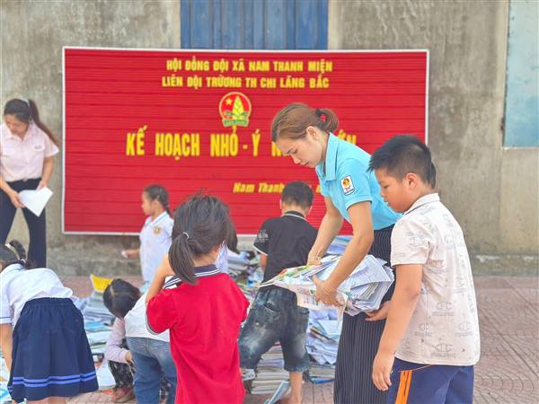 Liên đội Trường Tiểu học Chi Lăng Bắc triển khai hiệu quả phong trào “Kế hoạch nhỏ”