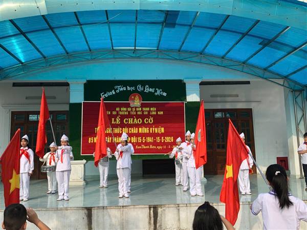 LIÊN ĐỘI TRƯỜNG TIỂU HỌC CHI LĂNG NAM THỰC HIỆN LỄ CHÀO CỜ THEO NGHI THỨC ĐỘI CHÀO MỪNG KỶ NIỆM 85 NĂM NGÀY THÀNH LẬP ĐỘI (15/5/1941-15/5/2026)