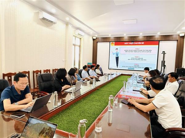 XÃ NAM THANH MIỆN THAM GIA LỚP BỒI DƯỠNG, NÂNG CAO NĂNG LỰC XỬ LÝ TÌNH HUỐNG THỰC TIỄN ĐỐI VỚI ĐỘI NGŨ CÁN BỘ CƠ SỞ