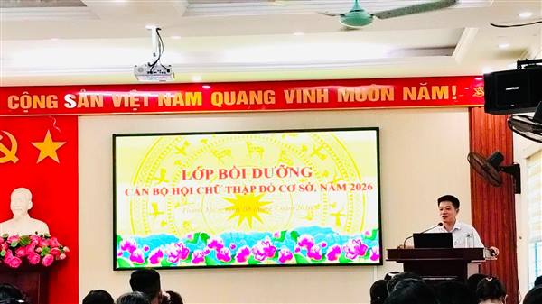 CÁN BỘ HỘI CHỮ THẬP ĐỎ XÃ NAM THANH MIỆN THAM GIA LỚP BỒI DƯỠNG NĂM 2026