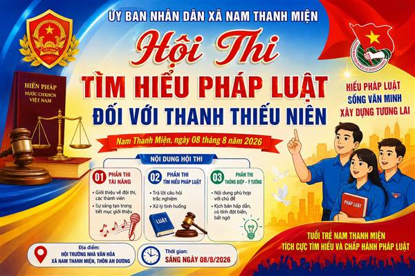  HỘI THI “TÌM HIỂU PHÁP LUẬT ĐỐI VỚI THANH THIẾU NIÊN” – CÁC BẠN ĐÃ SẴN SÀNG CHƯA?
