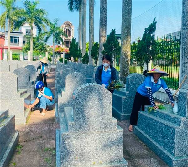 ĐỒNG LOẠT RA QUÂN TỔNG VỆ SINH, CHỈNH TRANG CÁC NGHĨA TRANG LIỆT SĨ