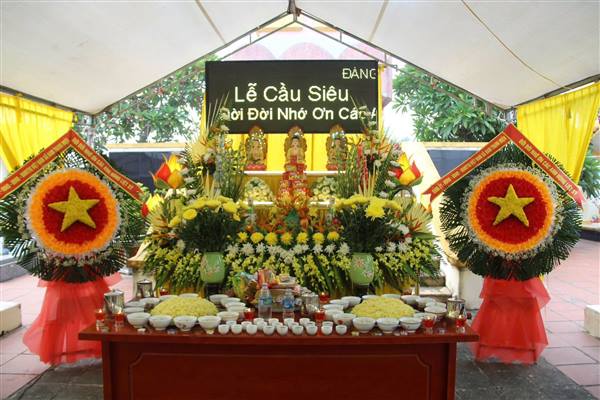 XÃ NAM THANH MIỆN TỔ CHỨC LỄ CẦU SIÊU CÁC ANH HÙNG LIỆT SĨ TRƯỚC KHI LẤY MẪU HÀI CỐT LIỆT SĨ CHƯA XÁC ĐỊNH ĐƯỢC THÔNG TIN ĐỂ GIÁM ĐỊNH ADN