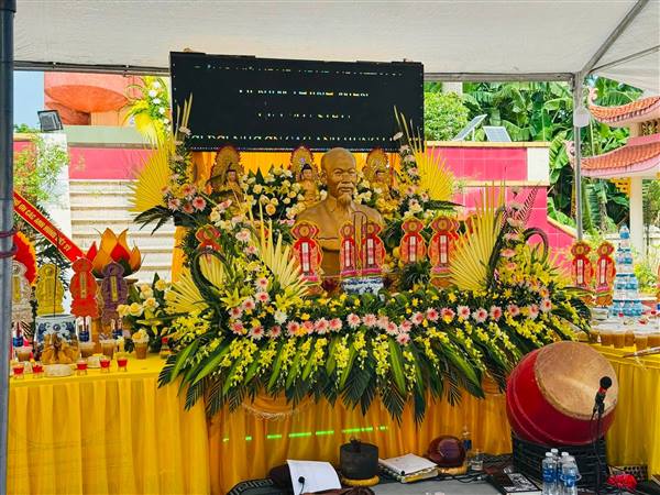 XÃ NAM THANH MIỆN TỔ CHỨC LỄ CẦU SIÊU CÁC ANH HÙNG LIỆT SĨ TẠI NGHĨA TRANG LIỆT SĨ THANH GIANG