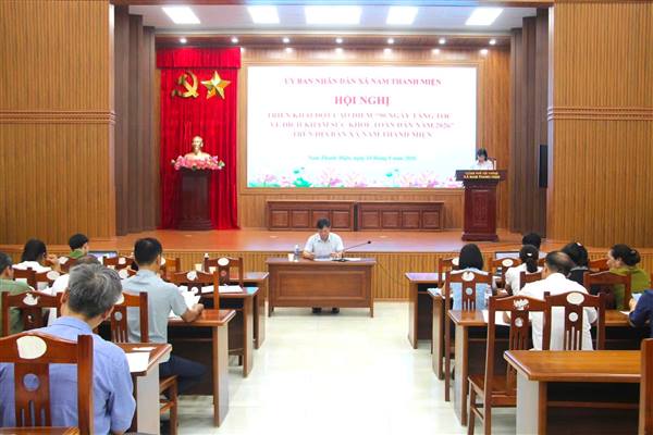 XÃ NAM THANH MIỆN TRIỂN KHAI ĐỢT CAO ĐIỂM “90 NGÀY TĂNG TỐC – VỀ ĐÍCH KHÁM SỨC KHỎE TOÀN DÂN NĂM 2026”