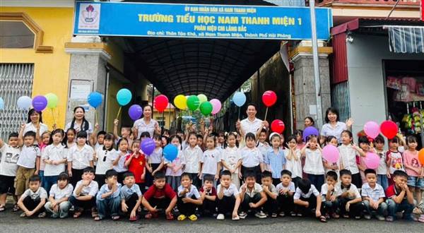 TRƯỜNG TIỂU HỌC NAM THANH MIỆN 1 TỔ CHỨC TỰU TRƯỜNG, CHÀO ĐÓN HỌC SINH LỚP 1 NĂM HỌC 2026-2027