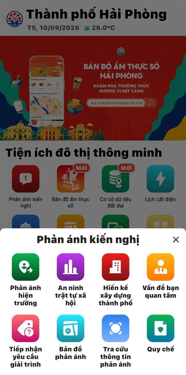 SMART HẢI PHÒNG – TIỆN ÍCH SỐ ĐỒNG HÀNH CÙNG NGƯỜI DÂN NAM THANH MIỆN