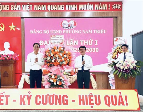 Đại hội Đảng bộ UBND phường Nam Triệu lần thứ I, nhiệm kỳ 2025-2030