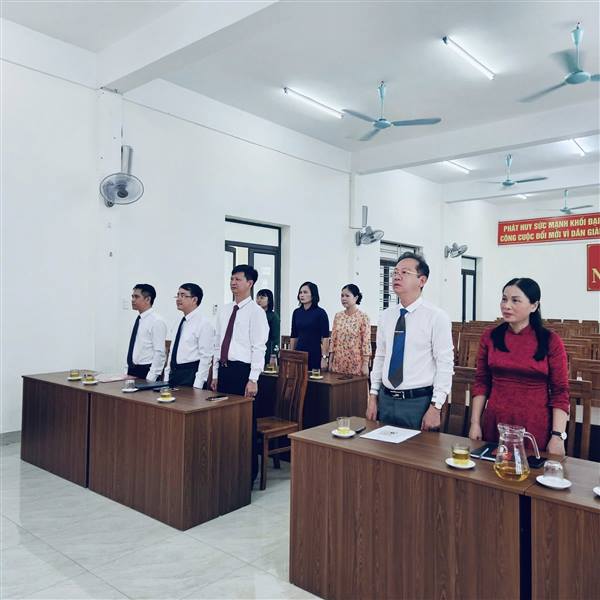 Chiều ngày 26/7/2025 Đại hội các Chi bộ thuộc Đảng bộ UBND phường Nam Triệu lần thứ I, nhiệm kỳ 2025 - 2030