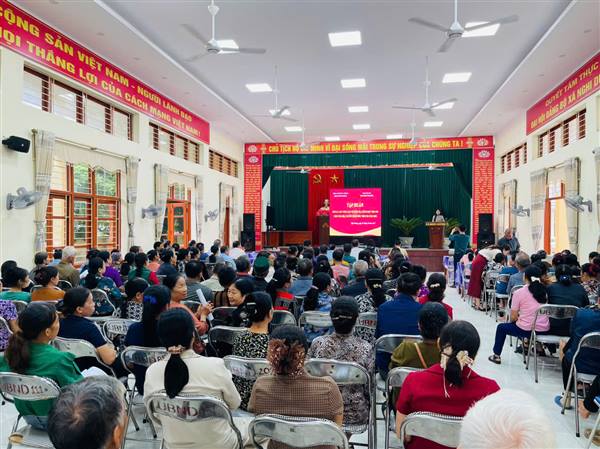 HỘI NÔNG DÂN XÃ NGHI DƯƠNG TỔ CHỨC HỘI NGHỊ TUYÊN TRUYỀN CÔNG TÁC CHĂM SÓC, BẢO VỆ TRẺ EM GẮN VỚI XÂY DỰNG NÔNG THÔN MỚI NĂM 2025