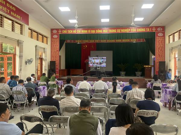 ĐẢNG ỦY XÃ NGHI DƯƠNG TỔ CHỨC HỘI NGHỊ BÁO CÁO VIÊN THÀNH PHỐ THÁNG 10 NĂM 2025