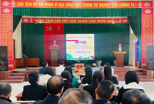 Xã Nghi Dương tổ chức Hội nghị phát động ủng hộ đồng bào các Tỉnh Miền Trung – Tây Nguyên khắc phục hậu quả mưa lũ năm 2025 