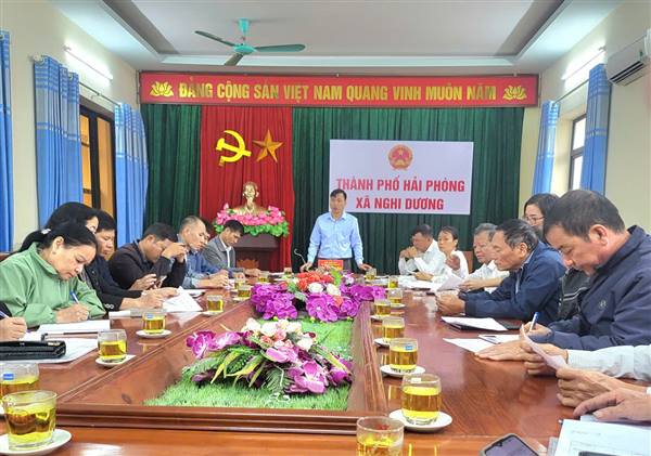 Xã Nghi Dương tổ chức Hội nghị chuyên đề góp ý lịch thời vụ và triển khai kế hoạch sản xuất vụ Đông Xuân 2025–2026.