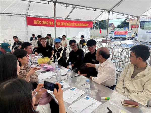 XÃ NGHI DƯƠNG TỔ CHỨC KHÁM SỨC KHỎE NGHĨA VỤ QUÂN SỰ NĂM 2026

