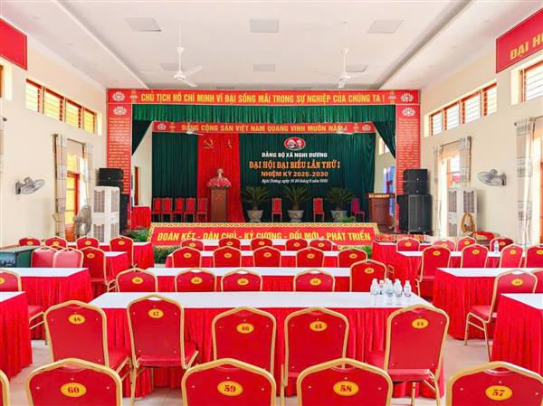 KHÔNG KHÍ TƯNG BỪNG HƯỚNG VỀ ĐẠI HỘI ĐẠI BIỂU ĐẢNG BỘ XÃ NGHI DƯƠNG LẦN THỨ  I, NHIỆM KỲ 2025-2030.
