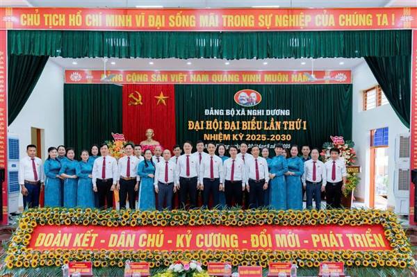  ĐẠI HỘI ĐẠI BIỂU ĐẢNG BỘ XÃ NGHI DƯƠNG LẦN THỨ I, NHIỆM KỲ 2025 - 2030