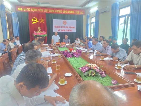 Sáng ngày 25/9/2025, UBND xã Nghi Dương tổ chức hội nghị rà soát, xét duyệt phúc tra nguồn tuyển quân và triển khai kế hoạch khám sơ tuyển sức khỏe nghĩa vụ Quân sự năm 2025