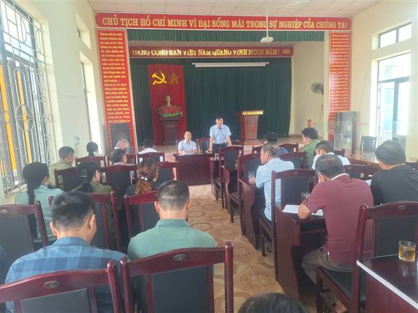 Sáng ngày 17/9/2025, Lãnh đạo UBND xã Nghi Dương tổ chức tiếp hội nghị triển khai chiến dịch hoàn thiện cơ sở dữ liệu đất đai trên địa bàn xã