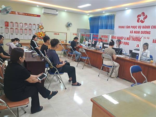 Trung tâm phục vụ hành chính công xã Nghi Dương thông báo: Tổ chức làm việc vào sáng ngày thứ Bảy (30/8/2025) 
để tiếp nhận, giải quyết, trả kết quả giải quyết thủ tục hành chính
 trên địa bàn xã Nghi Dương
