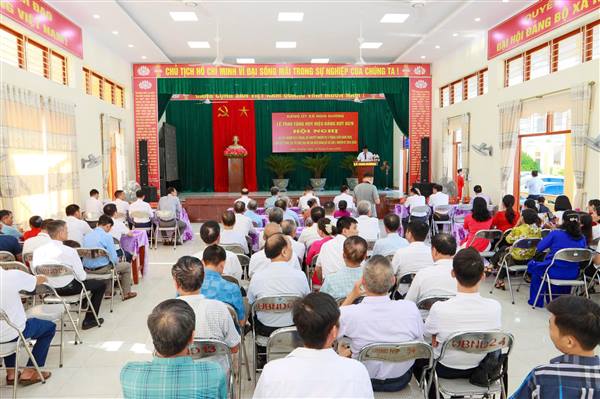 XÃ NGHI DƯƠNG KHÍ THẾ MỚI, QUYẾT TÂM MỚI HƯỚNG VỀ ĐẠI HỘI ĐẢNG BỘ THÀNH PHỐ HẢI PHÒNG