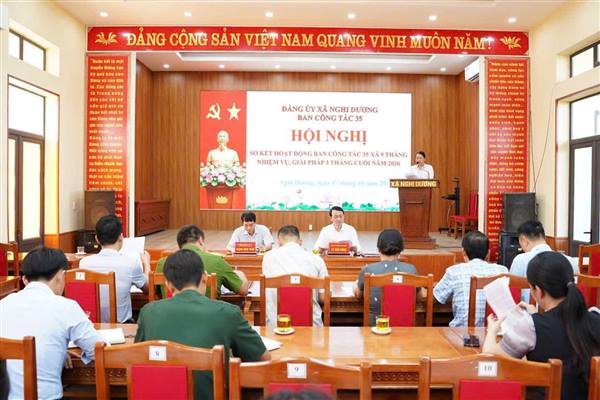 NGHI DƯƠNG TỔ CHỨC HỘI NGHỊ SƠ KẾT HOẠT ĐỘNG BAN CÔNG TÁC 35 9 THÁNG ĐẦU NĂM 2026