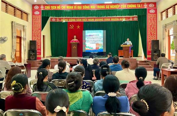XÃ NGHI DƯƠNG TỔ CHỨC HỘI NGHỊ TẬP HUẤN KỸ THUẬT CHĂM SÓC, PHÒNG TRỪ SÂU BỆNH TRÊN LÚA VỤ XUÂN NĂM 2026