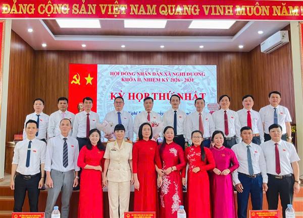 XÃ NGHI DƯƠNG TỔ CHỨC KỲ HỌP THỨ NHẤT HĐND XÃ KHÓA II, NHIỆM KỲ 2026 – 2031