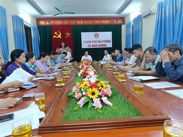 XÃ NGHI DƯƠNG SIẾT CHẶT QUẢN LÝ ĐẤT ĐAI, TRẬT TỰ XÂY DỰNG