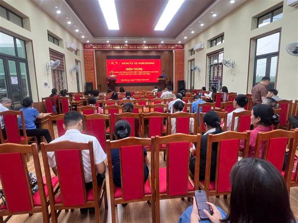 XÃ NGHI DƯƠNG TRIỂN KHAI HỘI THI BÁO CÁO VIÊN, TUYÊN TRUYỀN VIÊN GIỎI NĂM 2026