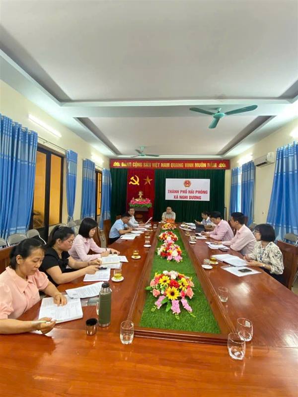 XÃ NGHI DƯƠNG TỔ CHỨC PHIÊN HỌP ĐÁNH GIÁ HOẠT ĐỘNG TÍN DỤNG CHÍNH SÁCH QUÝ I NĂM 2026