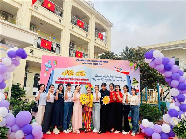 XÃ NGHI DƯƠNG: GIÁO VIÊN MẦM NON ĐẠT THÀNH TÍCH CAO TẠI HỘI THI GIÁO VIÊN DẠY GIỎI CẤP THÀNH PHỐ 