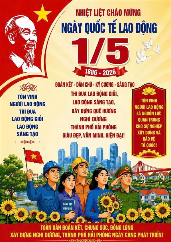 HƯỞNG ỨNG KỶ NIỆM NGÀY QUỐC TẾ LAO ĐỘNG 1/5
