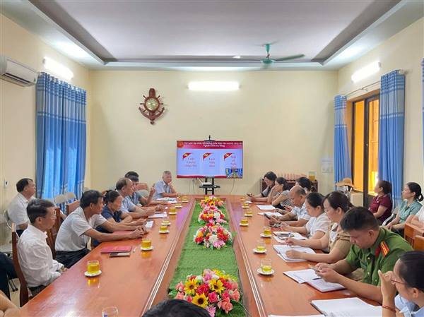 🔷 XÃ NGHI DƯƠNG TỔ CHỨC ĐIỂM CẦU TRỰC TUYẾN THAM DỰ HỘI NGHỊ CẬP NHẬT KIẾN THỨC, QUY ĐỊNH MỚI CỦA PHÁP LUẬT VÀ BỒI DƯỠNG NGHIỆP VỤ CÔNG TÁC KIỂM TRA, GIÁM SÁT 🔷