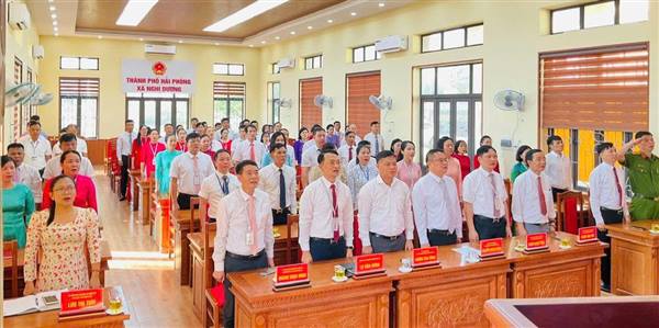 XÃ NGHI DƯƠNG TỔ CHỨC LỄ CHÀO CỜ VÀ SINH HOẠT CHÍNH TRỊ DƯỚI CỜ THÁNG 6/2026