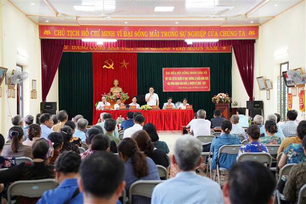 XÃ NGHI DƯƠNG TỔ CHỨC HỘI NGHỊ TIẾP XÚC CỬ TRI TRƯỚC KỲ HỌP THƯỜNG LỆ GIỮA NĂM 2026 HĐND XÃ KHÓA II, NHIỆM KỲ 2026–2031