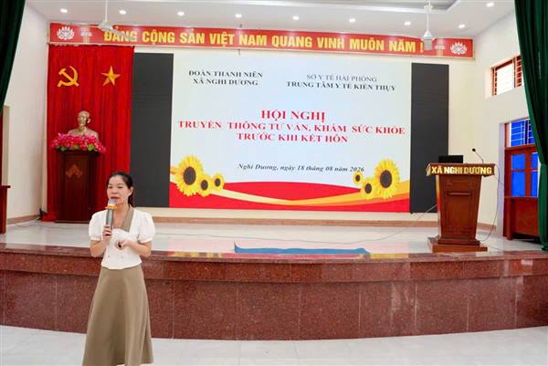 BCH ĐOÀN XÃ NGHI DƯƠNG TỔ CHỨC TRUYỀN THÔNG, TƯ VẤN VÀ KHÁM SỨC KHỎE TRƯỚC KHI KẾT HÔN