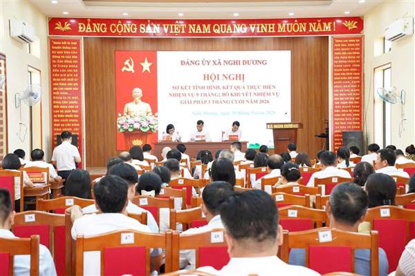 HỘI NGHỊ SƠ KẾT TÌNH HÌNH, KẾT QUẢ THỰC HIỆN NHIỆM VỤ 9 THÁNG; BỔ KHUYẾT NHIỆM VỤ, GIẢI PHÁP 3 THÁNG CUỐI NĂM 2026