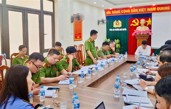 THƯỜNG TRỰC HĐND PHƯỜNG GIÁM SÁT CÔNG AN PHƯỜNG
VỀ CÔNG TÁC AN NINH CHÍNH TRỊ, TRẬT TỰ AN TOÀN XÃ HỘI
