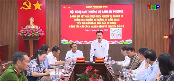 HỘI NGHỊ BAN THƯỜNG VỤ ĐẢNG ỦY PHƯỜNG NGÔ QUYỀN
